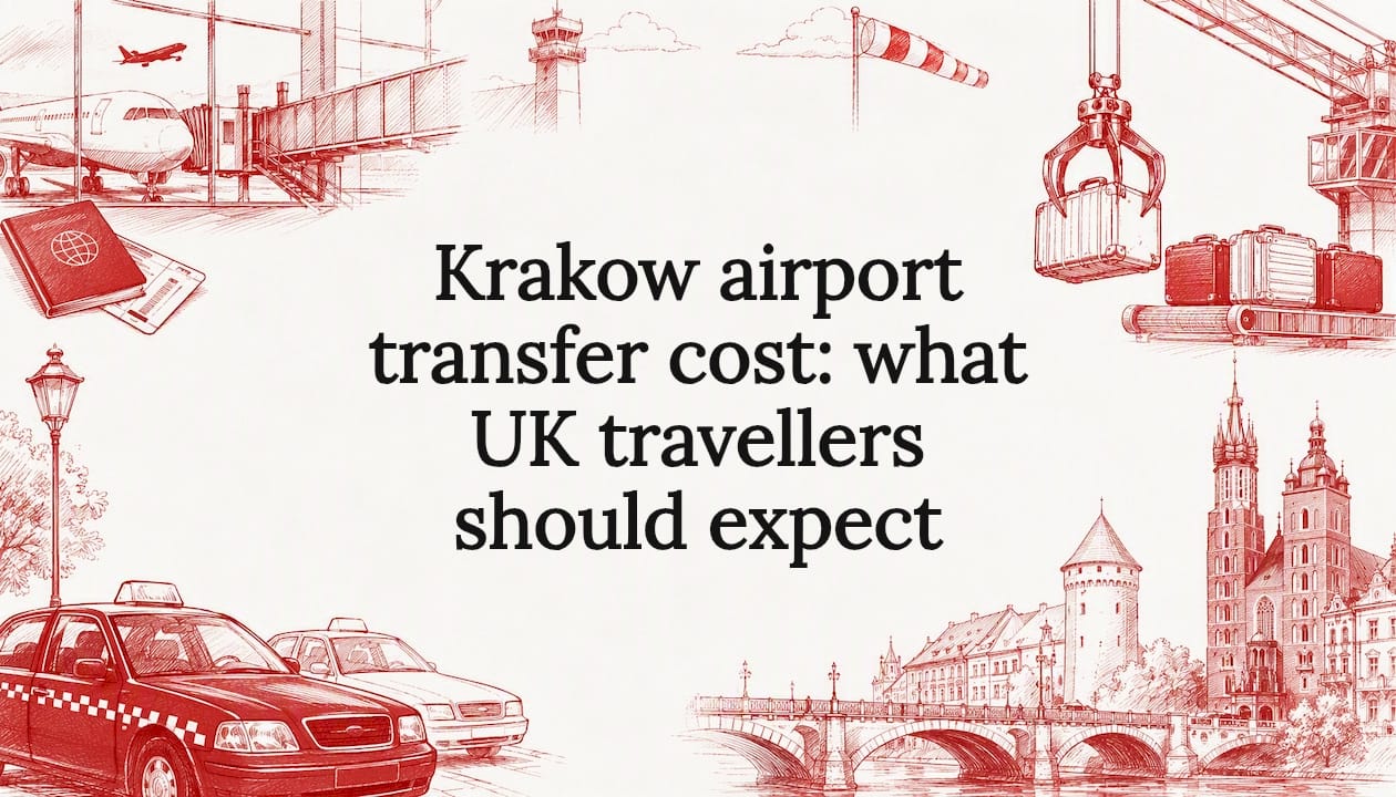 You are currently viewing Krakow airport transfer cost: what UK travellers should expect