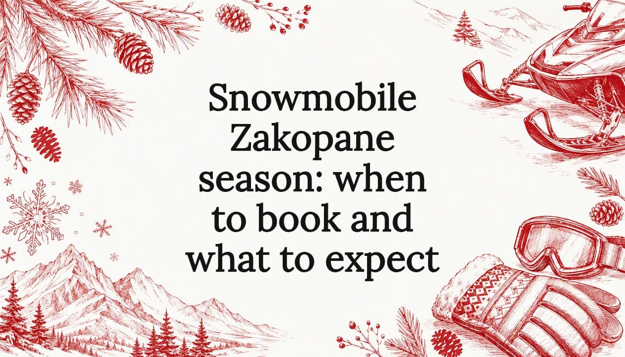 You are currently viewing Snowmobile Zakopane season: when to book and what to expect