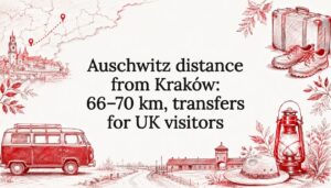 Read more about the article Auschwitz distance from Kraków: 66–70 km, transfers for UK visitors