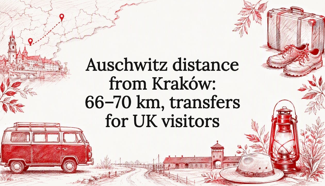 You are currently viewing Auschwitz distance from Kraków: 66–70 km, transfers for UK visitors