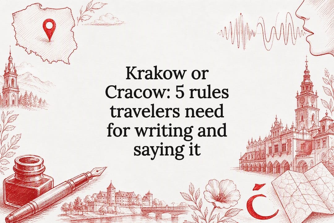 You are currently viewing Krakow or Cracow: 5 rules travelers need for writing and saying it