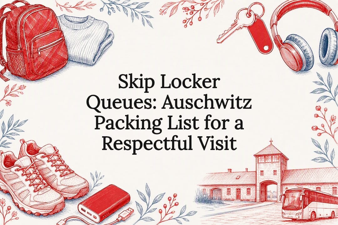 You are currently viewing Skip Locker Queues: Auschwitz Packing List for a Respectful Visit