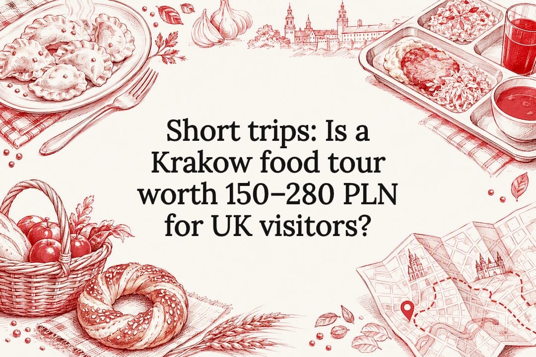 You are currently viewing Short trips: Is a Krakow food tour worth 150–280 PLN for UK visitors?