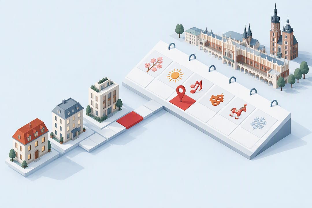Read more about the article Book 3–6 months ahead: Krakow festival calendar 2026 for UK travellers