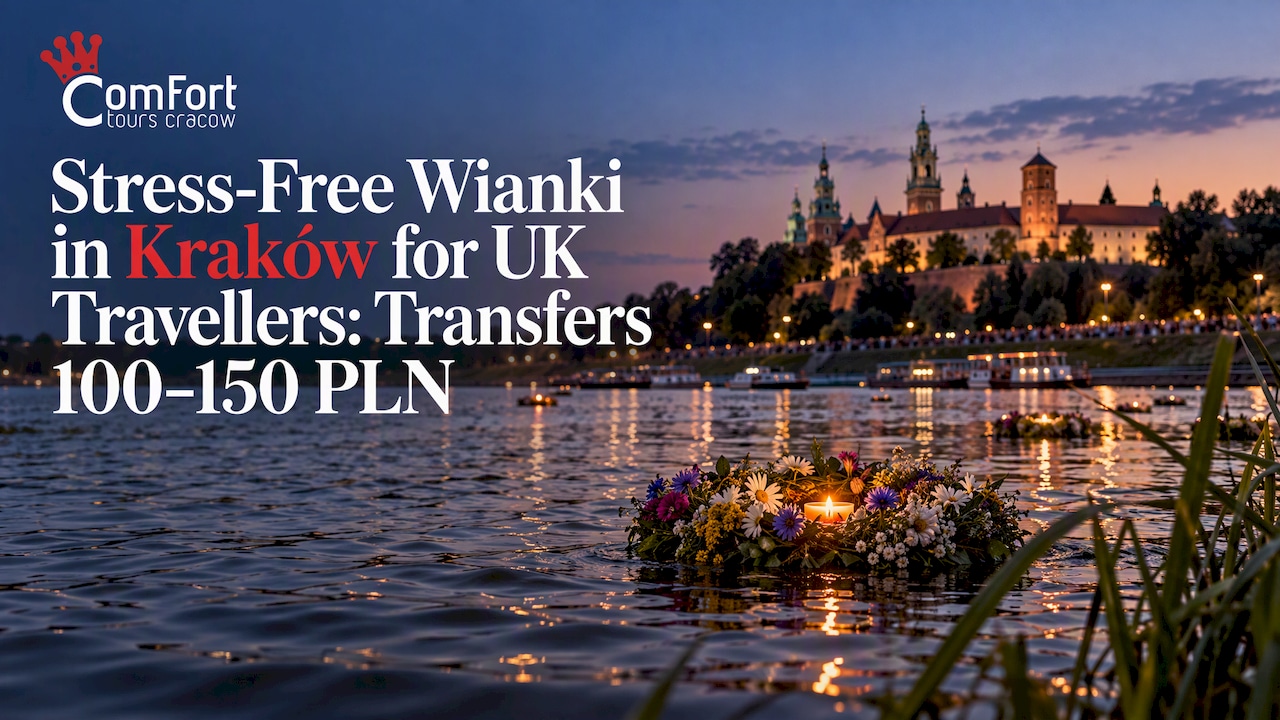 You are currently viewing Stress Free Wianki in Kraków for UK Travellers, Transfers 100–150 PLN